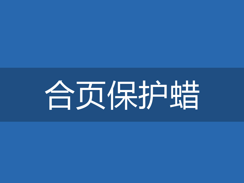 ADL-0205合页保护蜡